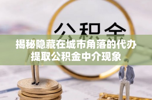 益阳揭秘隐藏在城市角落的代办提取公积金中介现象