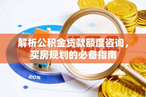 益阳解析公积金贷款额度咨询，买房规划的必备指南