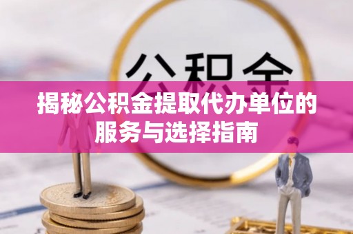 益阳揭秘公积金提取代办单位的服务与选择指南