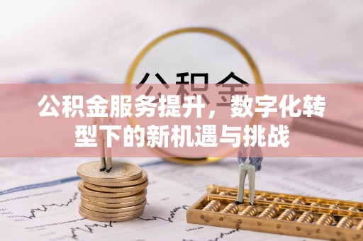 益阳公积金服务提升，数字化转型下的新机遇与挑战