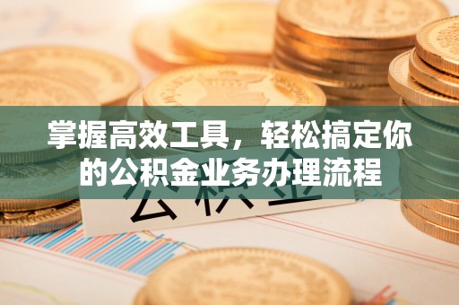 益阳掌握高效工具，轻松搞定你的公积金业务办理流程