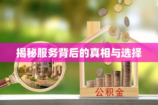 益阳揭秘服务背后的真相与选择