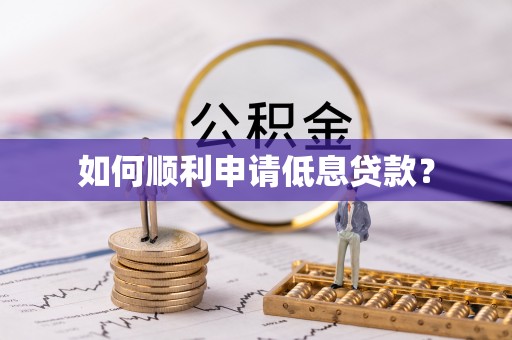 益阳如何顺利申请低息贷款？