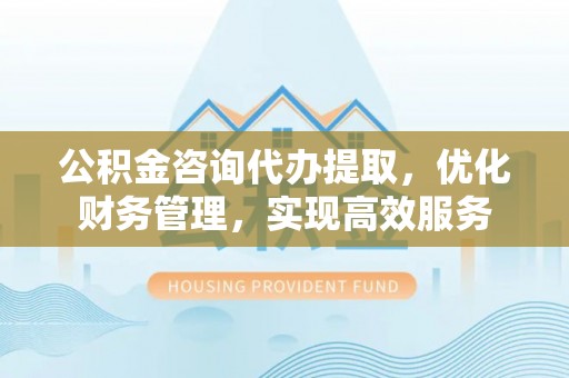 益阳公积金咨询代办提取，优化财务管理，实现高效服务