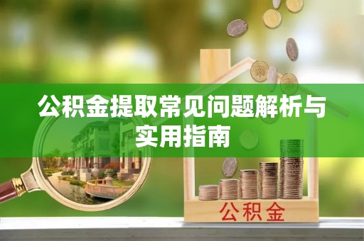 益阳公积金提取常见问题解析与实用指南