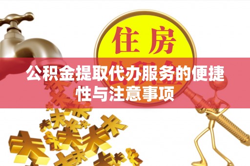 益阳公积金提取代办服务的便捷性与注意事项