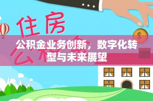益阳公积金业务创新，数字化转型与未来展望