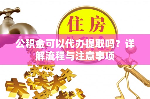 益阳公积金可以代办提取吗？详解流程与注意事项