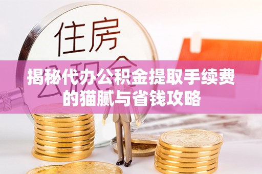 益阳揭秘代办公积金提取手续费的猫腻与省钱攻略