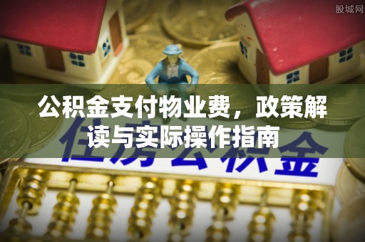 益阳公积金支付物业费，政策解读与实际操作指南