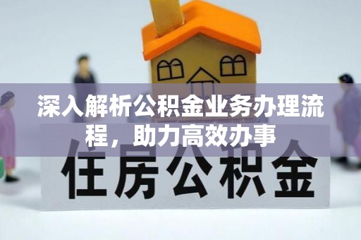 益阳深入解析公积金业务办理流程，助力高效办事