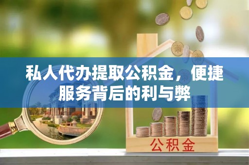 益阳私人代办提取公积金，便捷服务背后的利与弊