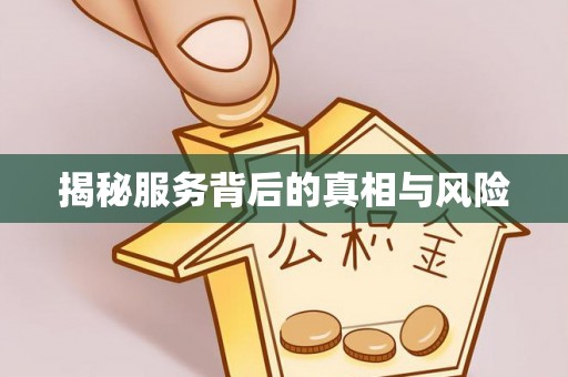益阳揭秘服务背后的真相与风险