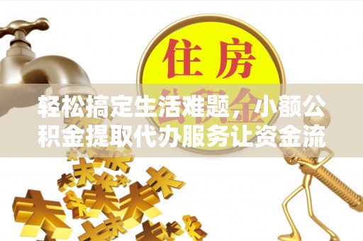 益阳轻松搞定生活难题，小额公积金提取代办服务让资金流动更便捷