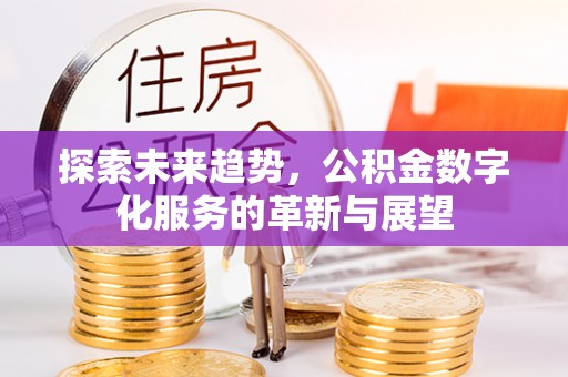 益阳探索未来趋势，公积金数字化服务的革新与展望