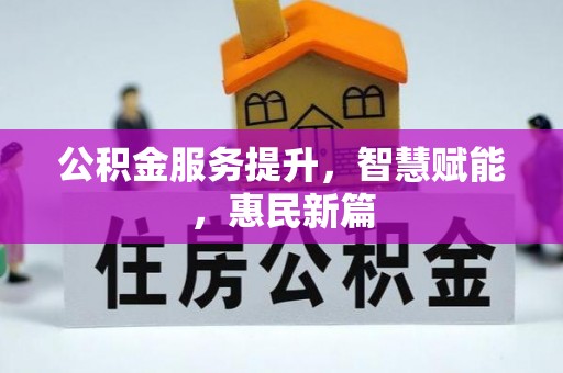 益阳公积金服务提升，智慧赋能，惠民新篇